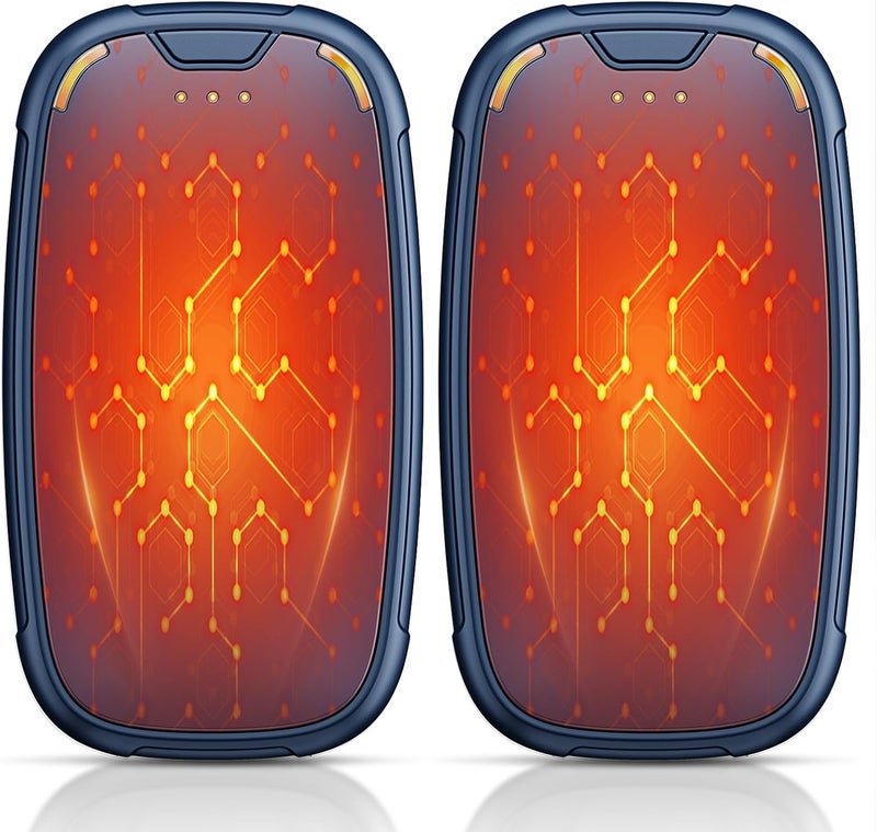 Aililan Hand Warmers Rechargeable 2 Pack, 3-Settings Rechargeable Hand Warmer, AI Smart Heating, Pocket Portable Electric Hands Warmer, Magnetic Handwarmers, A Winter for Kids and Loved Ones - Image 1